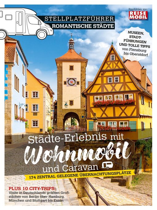 Titeldetails für Stellplatzführer romantische Städte, Band 1 nach Reisemobil International - Verfügbar